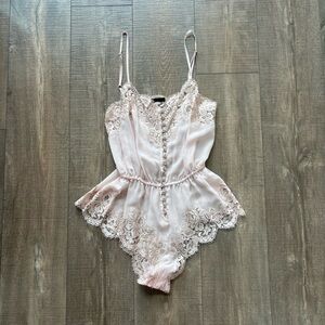 Blush Chiffon Teddy